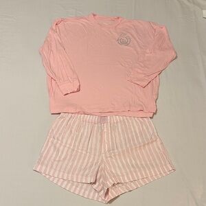 Victoria's Secret Light Pink  Pajama Set